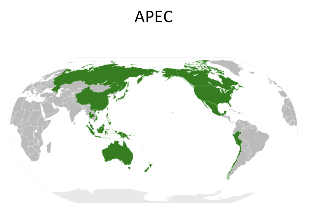 Карта апек. АТЭС 1989. Карта АТЭС. Азиатско-Тихоокеанский регион. Страны АТЭС на карте.
